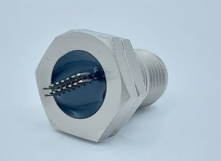 M12 Přední montáž Typ C PCB Typ (zadní pohled)