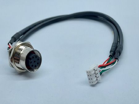 PHD 2.0-2*04 ピンから M12 8F A コード - PHD-2.0-2-04-Pin-to-M12-8F-Aコード