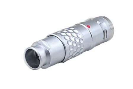 Conector macho de aviación Push-Pul de auto bloqueo tipo soldadura 2+2 núcleos - Conector macho de aviación Push-Pul de auto bloqueo tipo soldadura 2+2 núcleos