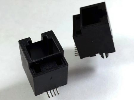 RJ9 de carte de circuit imprimé à profil bas - RJ9 de carte de circuit imprimé à profil bas