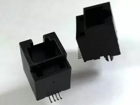 Top-Eintrag Flaches PCB RJ9 - Top-Eintrag Flaches PCB RJ9