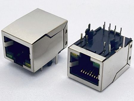 Jack modular 8P8C para conexión de interruptor - Jack modular 8P8C para conexión de interruptor