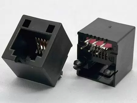 Ultra Schlanker Oberer Eintritt RJ11 Buchse - Ultra Schlanker Oberer Eintritt RJ11 Buchse