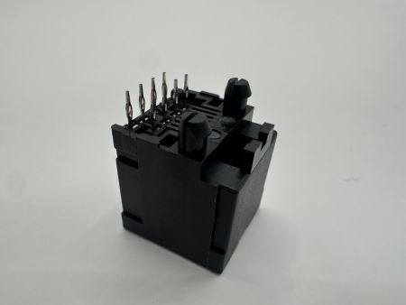 고속 탑 엔트리 Cat5 프레스 핏 커넥터(측면 보기)