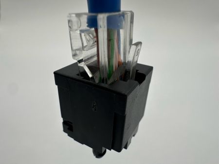 고속 탑 엔트리 Cat5 프레스 핏 커넥터(케이블 포함 보기)