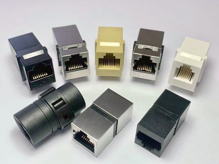 RJ45インラインカプラー - パッチパネル用モジュラー8P8Cインラインカプラージャック