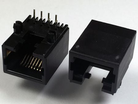 Микро разъем RJ45 для печатных плат для коммутаторов и маршрутизаторов - Микро разъем RJ45 для печатных плат для коммутаторов и маршрутизаторов