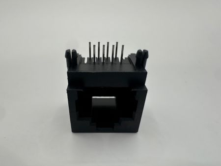 Compact Latch Up RJ45 Connector for Networking Hardware(Back view)