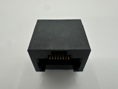Compact Latch Up RJ45 Connector for Networking Hardware(Front view)