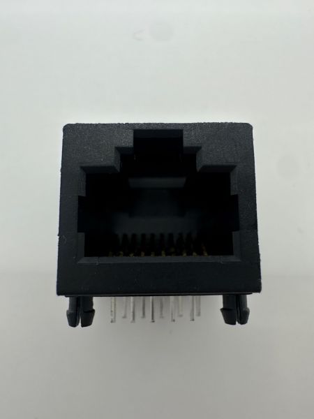 Mini-Seiteneingangs-PCB-Buchse für die Integration von Smart Metern (Vorderansicht)