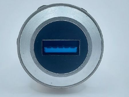 Hintere Schraubensicherung USB 3.0 zu B-Typ Kupplungsmetallstecker - Hintere-Schraubensicherung-USB-3.0-zu-B-Typ-Kupplungsmetallstecker