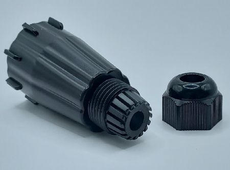 Kit di passacavi impermeabili a filettatura (vista posteriore)