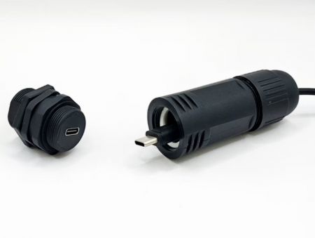 Tråd vattentät lång kabelgenomföring sidokit för frontlåst typ säker anslutning.