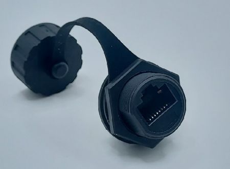 Fadenwasserdichter RJ45 zu 2*5 PCB-Montage gerader Pin - Thread-Waterproof-RJ45-to-2X5-PCB-mount-straight-Pin