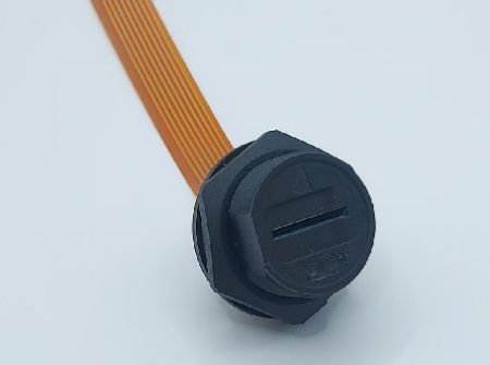 Faden wasserdicht TF-Karten-Männlich-zu-Weiblich-Erweiterung Flach-FPC-Kabelverlängerung L=200mm - Faden-wasserdicht-TF-Karte-Männlich-zu-Weiblich-Erweiterung-Flach-FPC-Kabelverlängerung-L=200mm