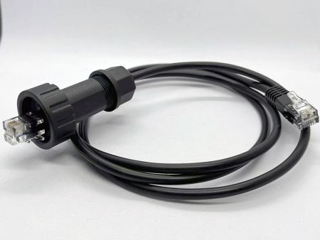 Bajonett-wasserdichter Kabelanschluss mit Stecker und Kabel - Schnell verriegelndes wasserdichtes Kabel mit Stecker und Kabel