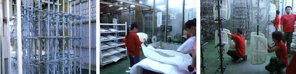 preparation of work surface