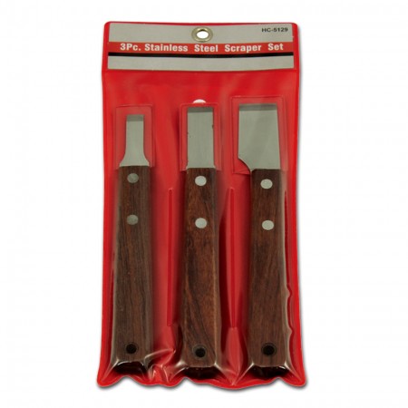 3pcs Stainless Steel Scraper Set - Car Stainless Scraper Set