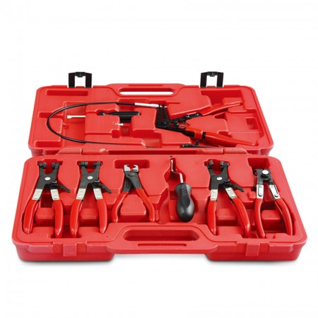 9pcs Universal Hose Clamp Pliers Kit - 9pcs Universal Hose Clamp Pliers Kit