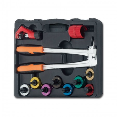 Multi-Size Hydraulic Pipe & Tube Expander Tool Kit - Multi-Size Hydraulic Pipe & Tube Expander Tool Set