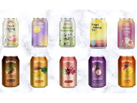 罐裝飲料供應 - 來自泰國的罐裝飲料及罐裝果汁。