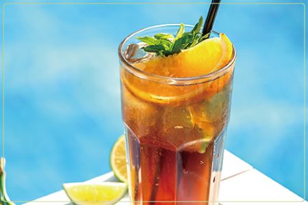 شاي معلب - شاي معلب مثلج بنكهات متعددة.