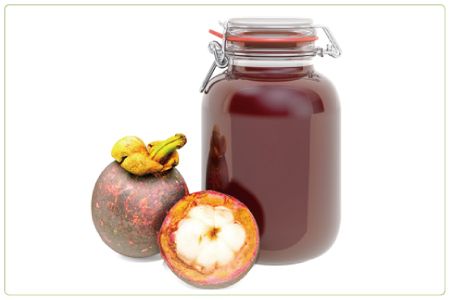 Ingrediente de concentrado de mangostán en cubo (18KGS) - Concentrados de mangostán hechos en Tailandia.