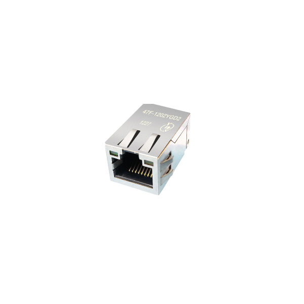 RJ45 Jack with Magnetics, Single Port 10/100/1000Base-T, with and ...