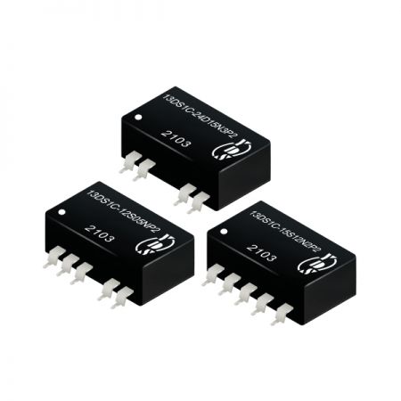 High Efficient 2W SMD 1.5KVDC & 3KVDC Isolation DC-DC Converters - High Efficient 2W 1.5KVDC&3KVDC isolation SMD DC-DC Converters