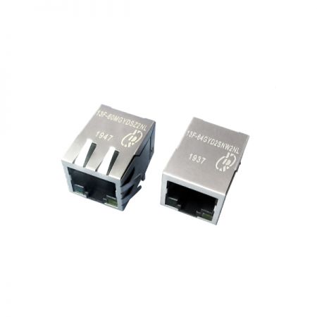 RJ45 Connector 10/100 Base-T Single Port with Magnetics - RJ45 Connector 10/100 Base-T Single Port with Magnetics