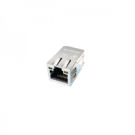 Single Port 10/100/1000 Base-T RJ45 Jack with Magnetics - Single Port 10/100/1000 Base-T RJ45 Jack