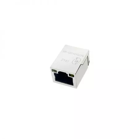 จาโคเน็ตแบบ Single Port 10/100 Base-T SMD RJ45 Jack พร้อมแม่เหล็ก - จาโคเน็ตแบบ Single Port 10/100 Base-T SMD RJ45 Jack พร้อมแม่เหล็ก