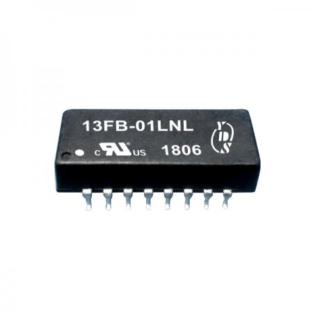 10/100 Base-T 單埠16PIN SMD 网路滤波器