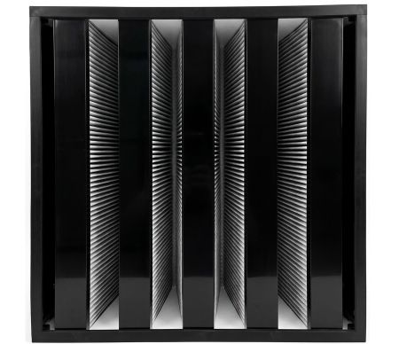 Box Type V-Bank AMC Filter - Box Type V-Bank Filter designed for critical AMC control