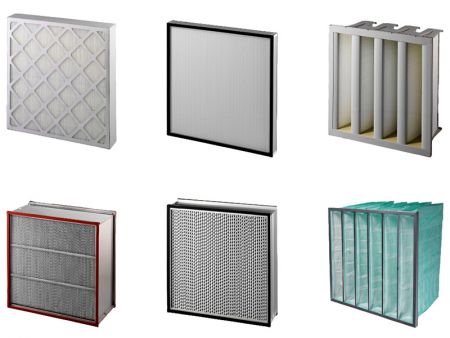 Medium filter for air filtration in HVAC applications