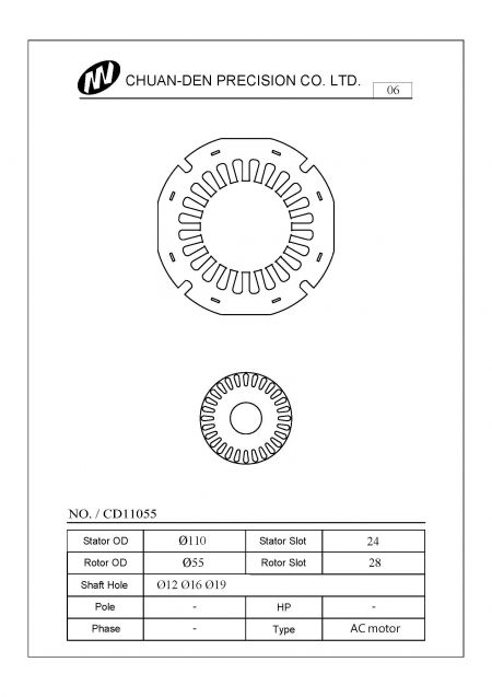 AC Industriewasserpumpenmotoren Statorrotoren Laminierungen.