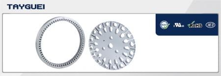 Laminación de estator y rotor de 153x130 mm para motor de ventilador de techo de CA - Laminación de estator y rotor de 153x130 mm para motor de ventilador de techo de CA