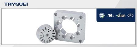 Lamination de stator rotor de 60x35 mm pour moteur de ventilateur - Lamination de stator rotor de 60x35 mm pour moteur de ventilateur (modèle d'économie de bobinage en cuivre)