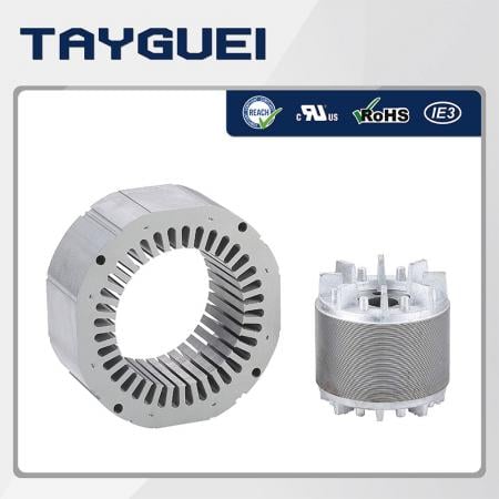 4极和6极马达定子转子矽钢片 - 4极和6极马达定子转子矽钢片