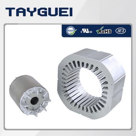 4极和6极马达定子转子矽钢片 - 4极和6极马达定子转子矽钢片