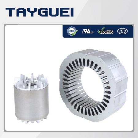 4极和6极马达定子转子矽钢片 - 4极和6极马达定子转子矽钢片