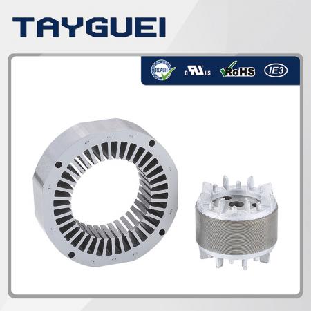 4極和6極馬達定子轉子矽鋼片 - 4極和6極馬達定子轉子矽鋼片