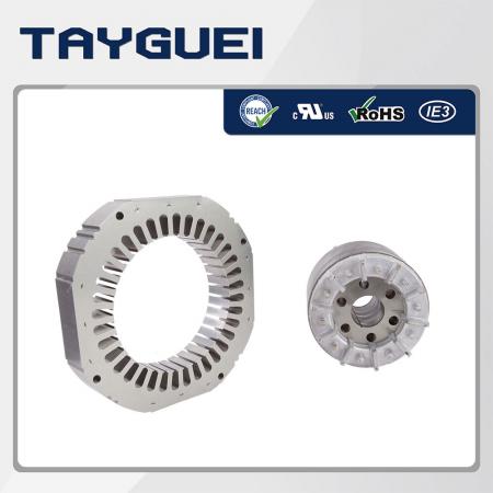 4极和6极马达定子转子矽钢片 - 4极和6极马达定子转子矽钢片