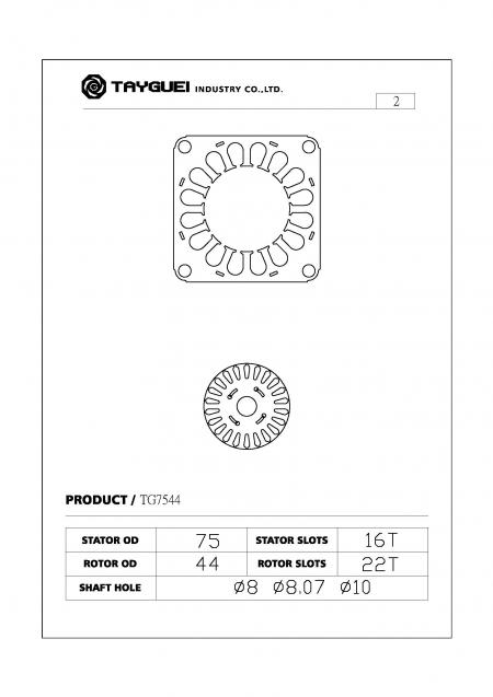 Laminaciones de estator y rotor para motores de ventilador de pie y mesa de 12 a 16 pulgadas.