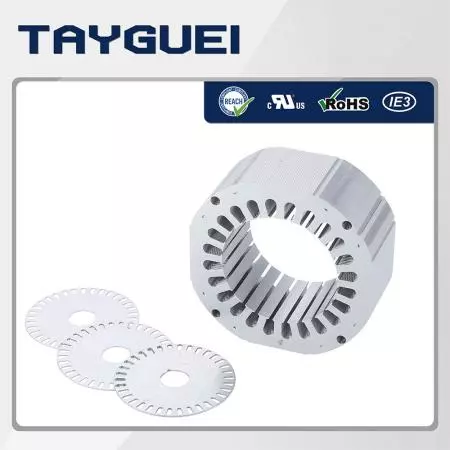 4极马达定子转子矽钢片 - 4极马达定子转子矽钢片