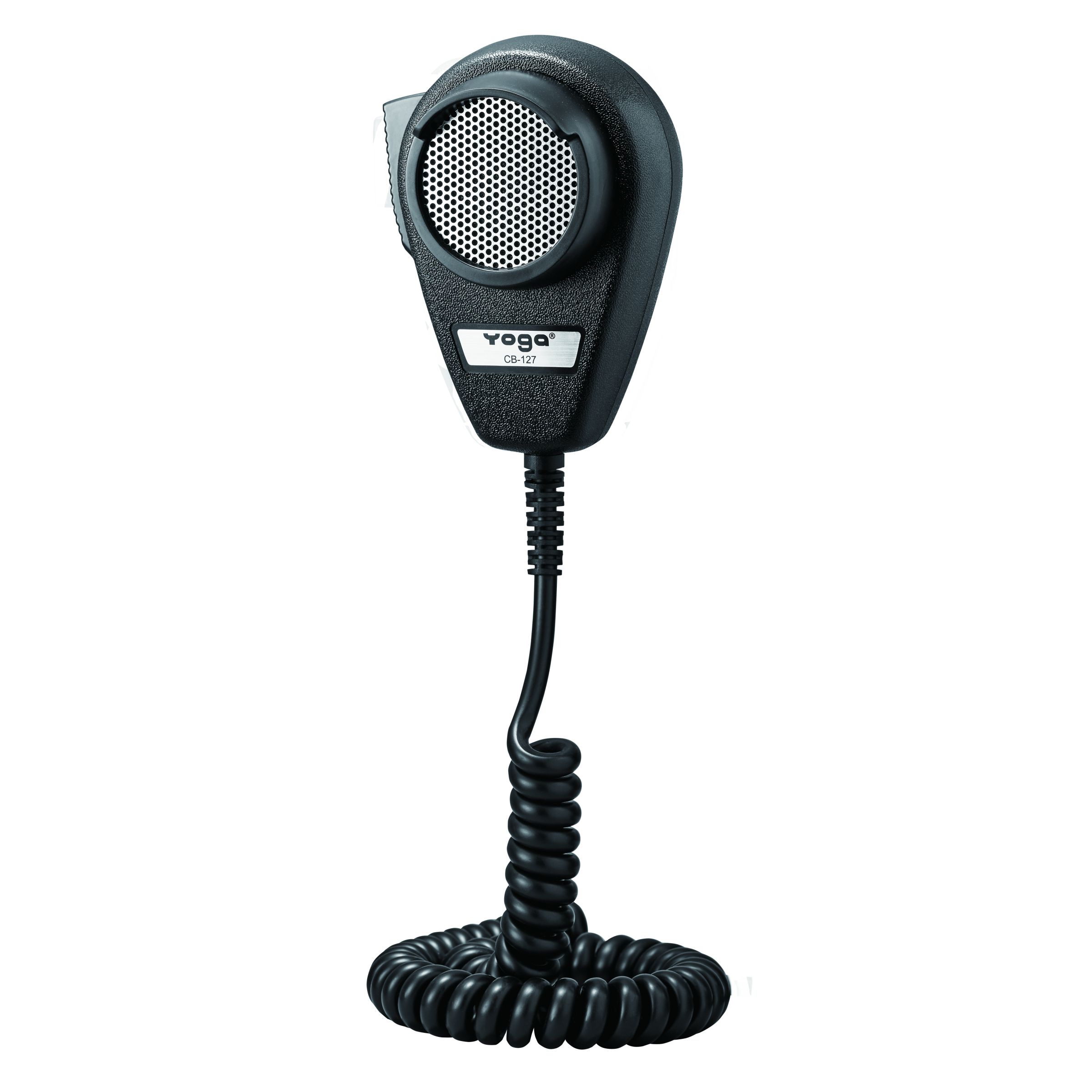 Syclone Cb Microphone A dynamic noise-canceling CB microphone featuring a molded lip guard on ...