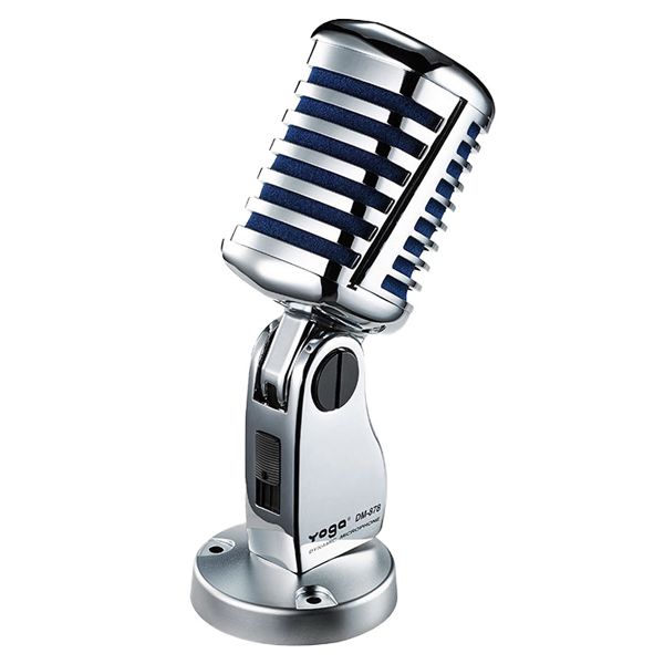 Plug-and-Play USB-Mikrofon mit schlankem Design für Streaming und Aufnahme - Verchromtes Gehäuse USB-Mikrofon Aussehen