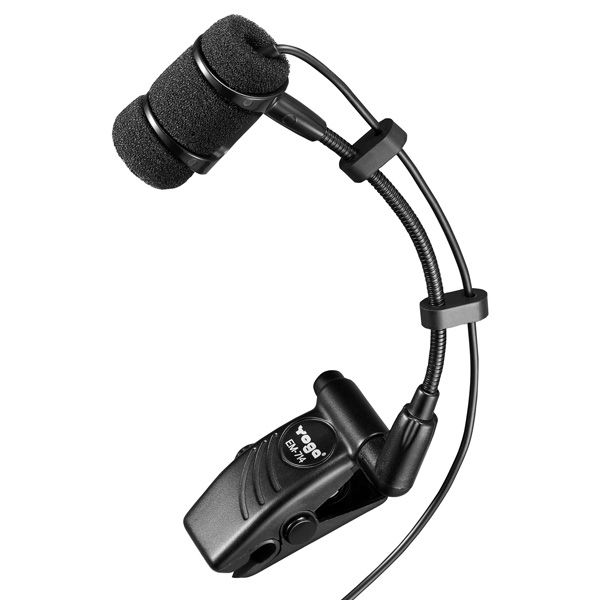 Microphone condenser gắn kẹp cho nhạc cụ gió và đồng với nguồn phantom - Microphone cho nhạc cụ gió/ đồng