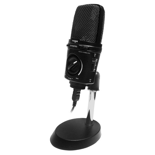 Professionelles Studio-USB-Mikrofon für vielseitige Anwendungen - Professionelles USB-Mikrofon mit einem Metallgehäuse