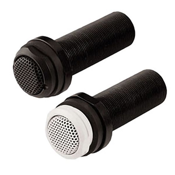 桌上型內嵌式麥克風,適用於桌面、天花板與面板安裝,提供靈活的收音 - 適用於桌面、面板或天花板安裝的平面麥克風,能輕鬆整合各種會議與視訊系統,提供穩定清晰的收音效果